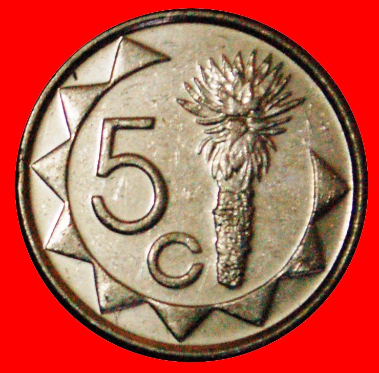  * SOUTH AFRICA (1993-2015): NAMIBIA ★ 5 CENTS 2009 MINT LUSTER DISCOVERY COIN! LOW START★NO RESERVE!   