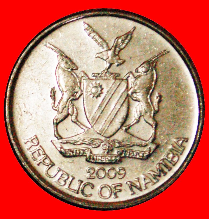  * SOUTH AFRICA (1993-2015): NAMIBIA ★ 5 CENTS 2009 MINT LUSTER DISCOVERY COIN! LOW START★NO RESERVE!   