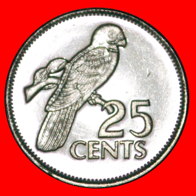  * SOUTH AFRICA (1993-2012): SEYCHELLES ★ 25 CENTS 2012 MINT LUSTRE! LOW START ★ NO RESERVE!   