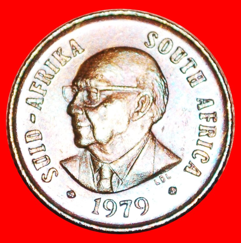  * SPATZEN: SÜDAFRIKA  ★ 1 CENTS 1979 Diederichs (1903-1978)! OHNE VORBEHALT!   