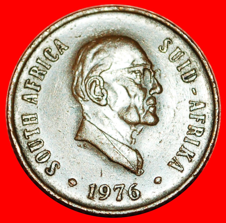 * GNU: SÜDAFRIKA ★ 2 CENTS 1976 Fouche (1968-1975)! OHNE VORBEHALT!