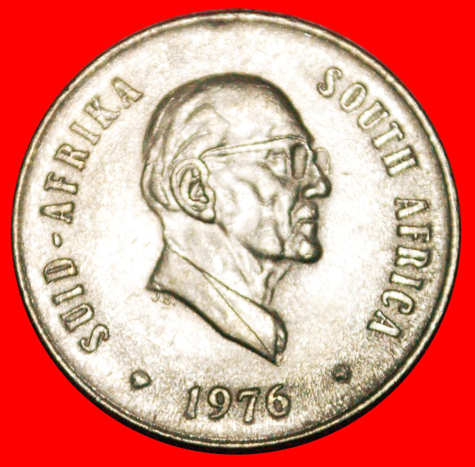 * BLUME: SÜDAFRIKA ★ 20 CENTS 1976 Fouche (1968-1975)! OHNE VORBEHALT!