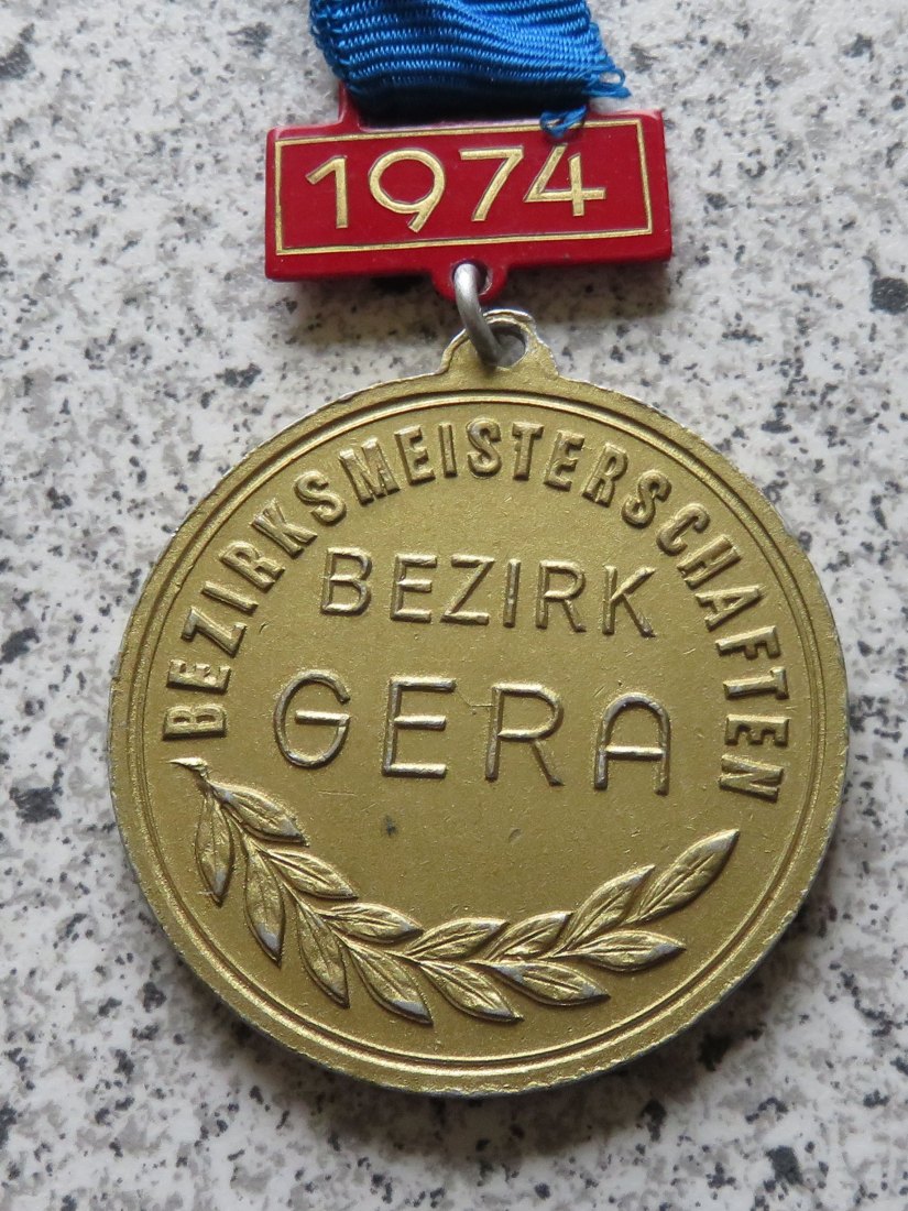  Bezirksmeisterschaften Bezirk Gera 1974 / DTSB (Deutscher Turn- und Sportbund)   