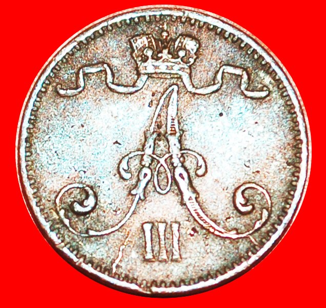  + ALEXANDER III. (1881-1894): FINNLAND (russland, künftig die UdSSR) ★ 1 PENNY 1883! OHNE VORBEHALT!   