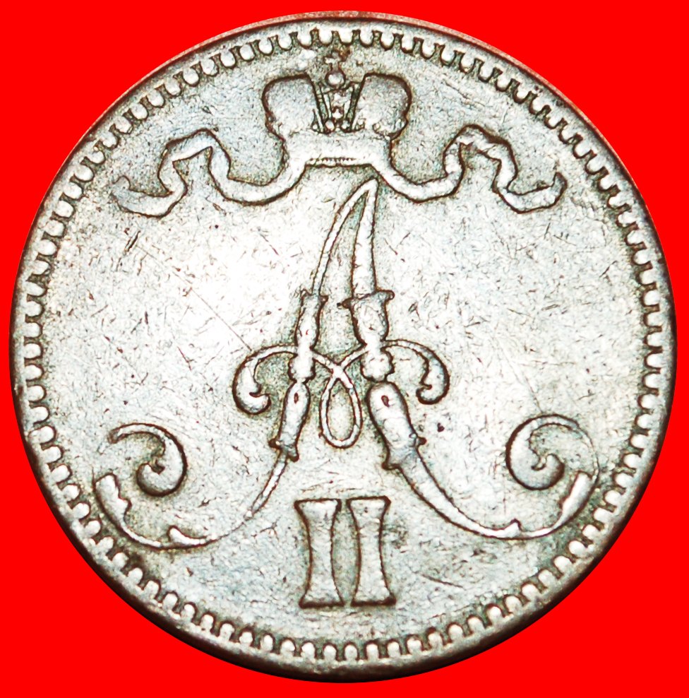  · ALEXANDER II (1855-1881): FINLAND (russia, the USSR)★5 PENCE 1865 UNCOMMON★LOW START ★ NO RESERVE!   