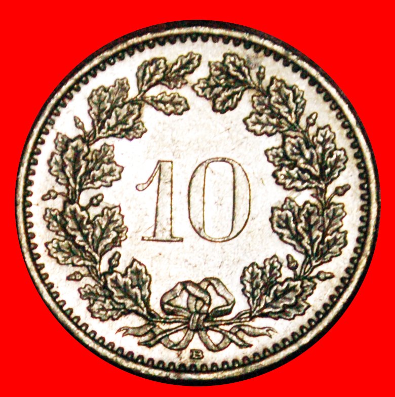  * LIBERTY (1879-2021): SWITZERLAND ★ 10 RAPPEN 2000B MINT LUSTRE! LOW START ★ NO RESERVE!   