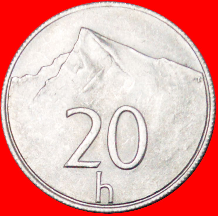 * BERG (1993-2003): SLOWAKEI ★ 20 HELLER 1993 uSTG STEMPELGLANZ! ENTDECKUNG MÜNZE! OHNE VORBEHALT!