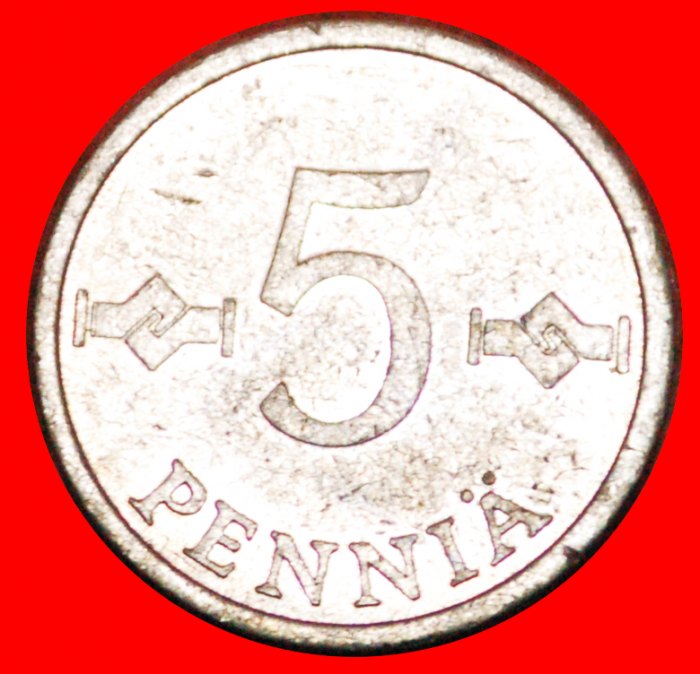  * KREUZ (1977-1990): FINNLAND ★ 5 PFENNIG 1985! OHNE VORBEHALT!   