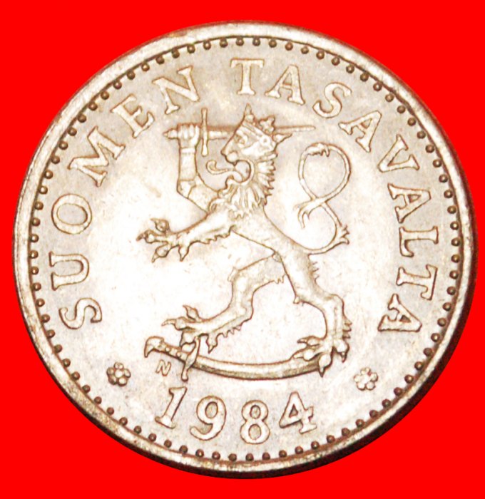  * PINE TREE (1983-1990): FINLAND ★ 10 PENCE 1984N MINT LUSTRE! LOW START ★ NO RESERVE!   