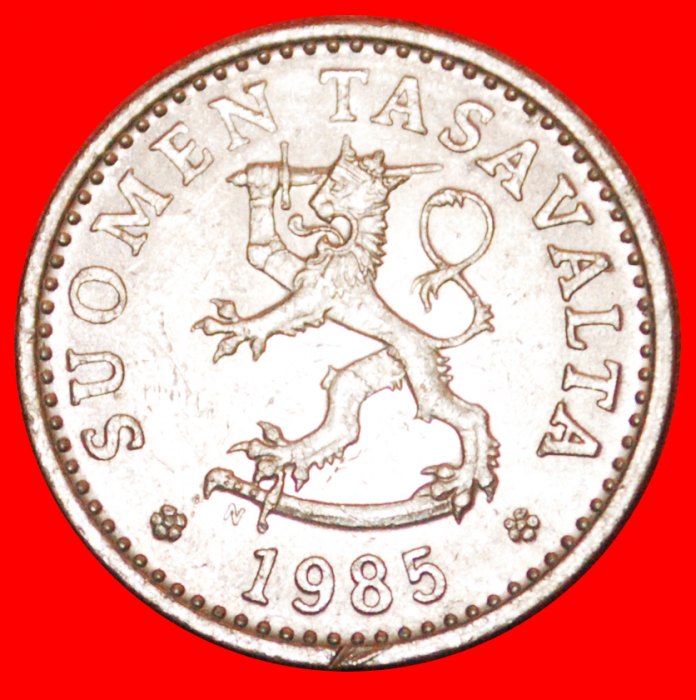  * PINE TREE (1983-1990): FINLAND ★ 10 PENCE 1985N MINT LUSTRE! LOW START ★ NO RESERVE!   