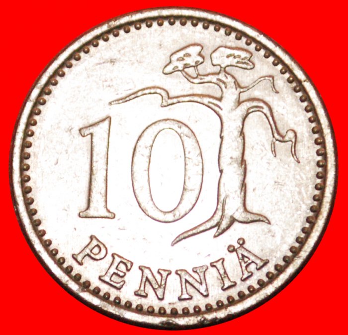  * PINE TREE (1983-1990): FINLAND ★ 10 PENCE 1985N MINT LUSTRE! LOW START ★ NO RESERVE!   