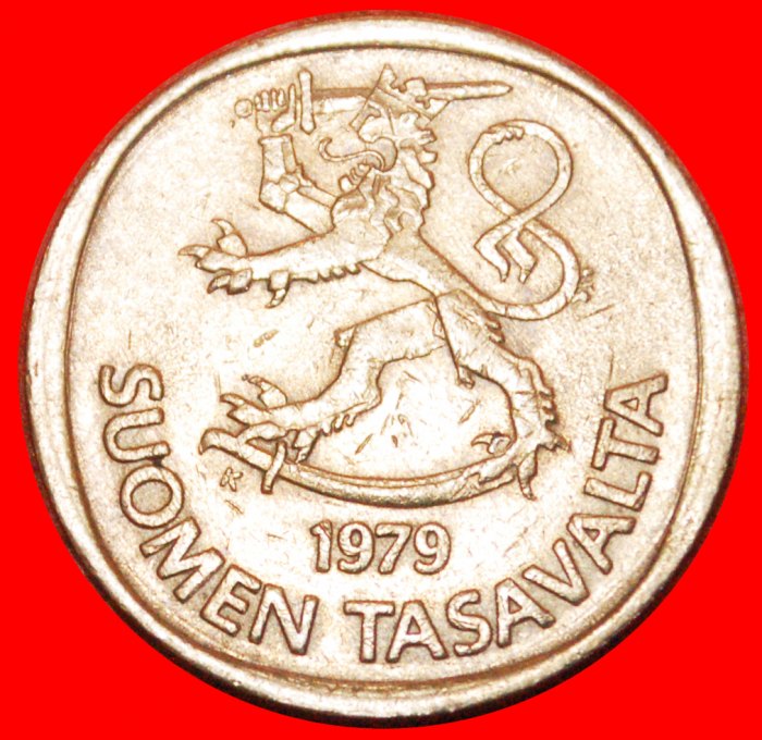  * LION (1969-1993): FINLAND ★ 1 MARK 1979K! LOW START ★ NO RESERVE!   