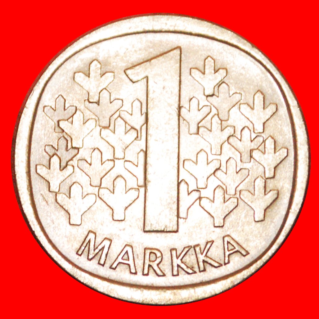  * LION (1969-1993): FINLAND ★ 1 MARK 1983N MINT LUSTRE! LOW START ★ NO RESERVE!   