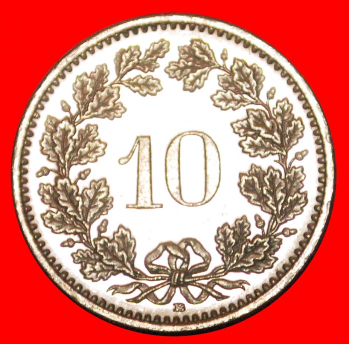  * LIBERTY (1879-2021): SWITZERLAND ★ 10 RAPPEN 2008B MINT LUSTRE! LOW START ★ NO RESERVE!   