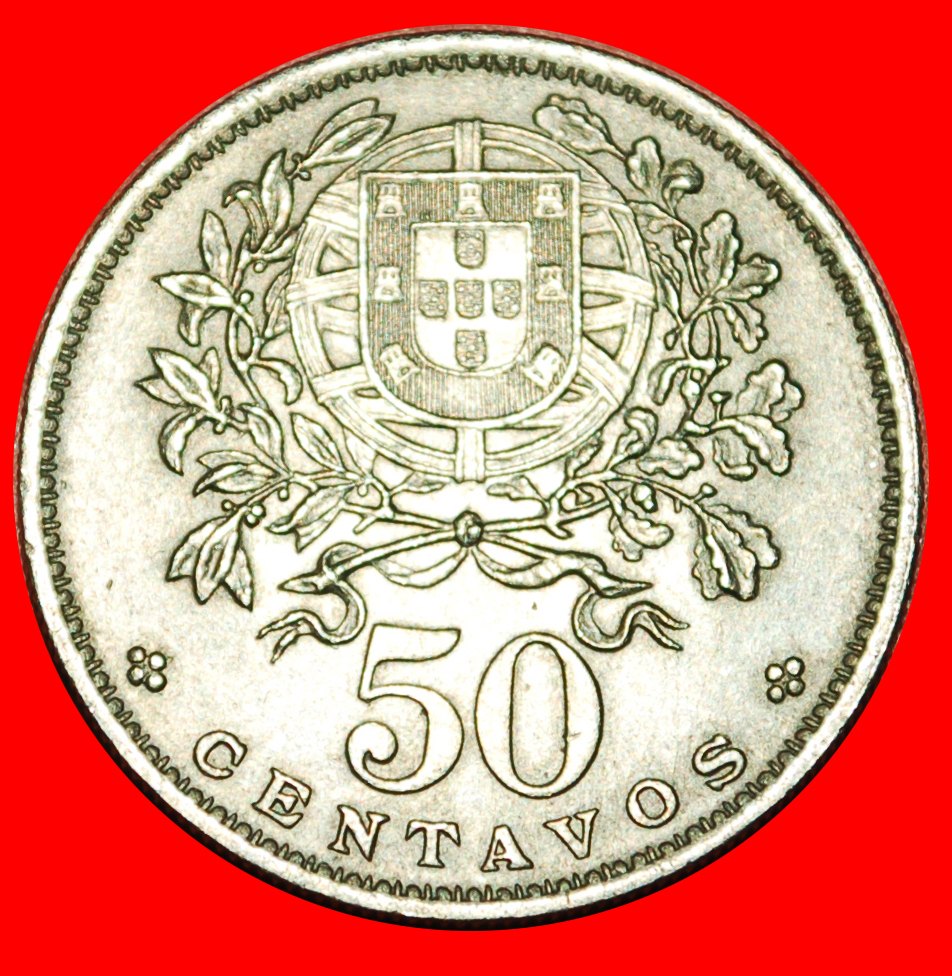  * FREIHEIT (1927-1968): PORTUGAL ★ 50 CENTAVOS 1960! OHNE VORBEHALT!   