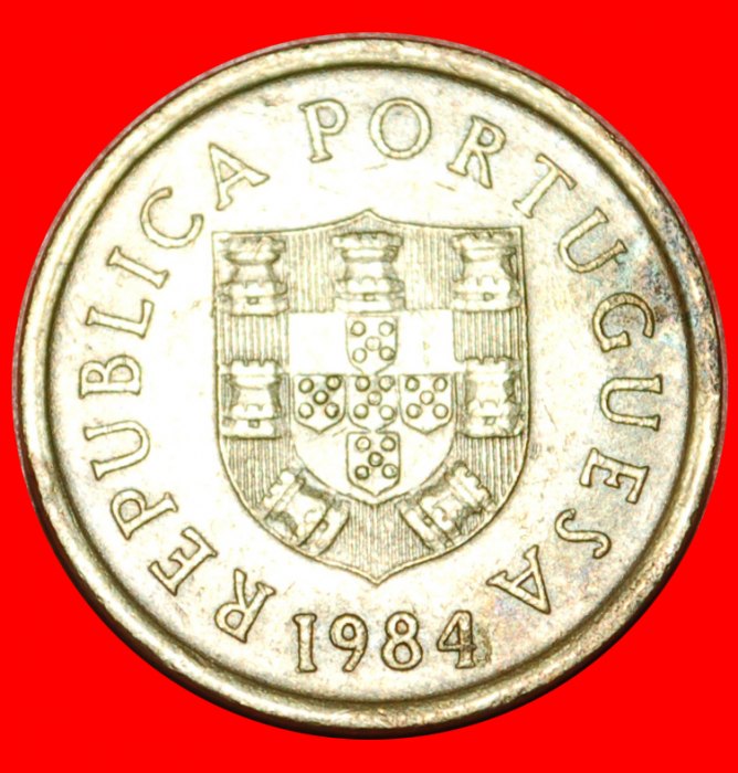 * COAT OF ARMS: PORTUGAL ★ 1 ESCUDO 1984! LOW START! ★ NO RESERVE!