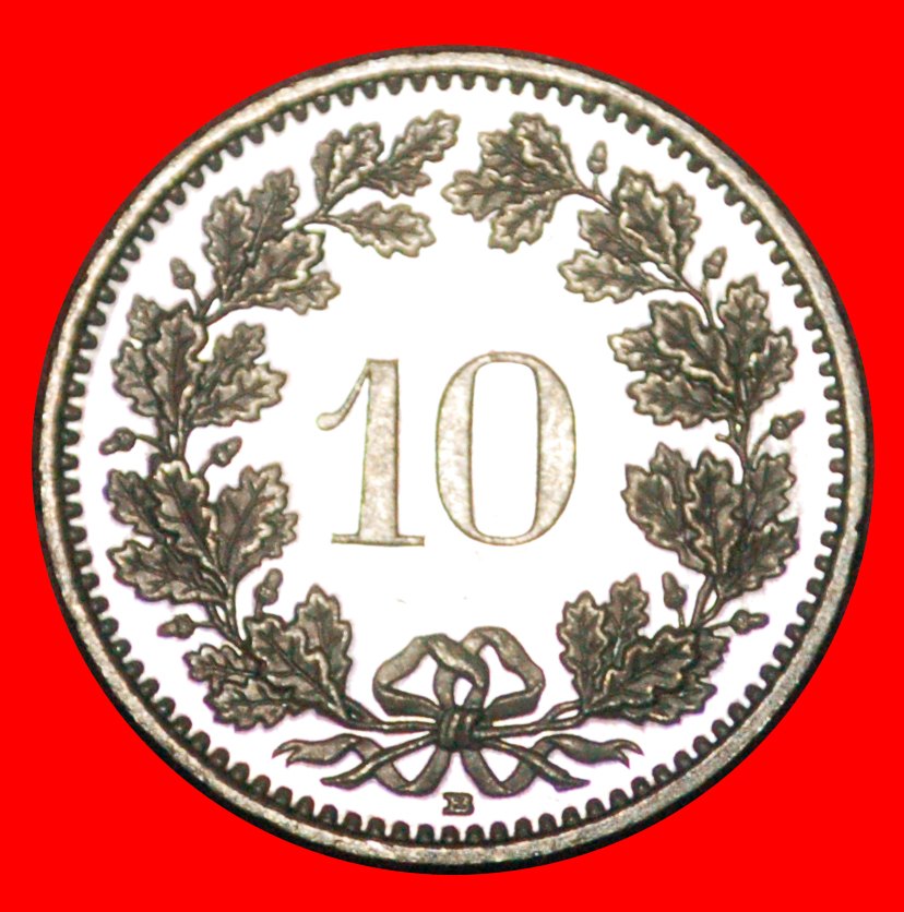  * LIBERTY (1879-2021): SWITZERLAND ★ 10 RAPPEN 2003B MINT LUSTRE! LOW START! ★ NO RESERVE!   