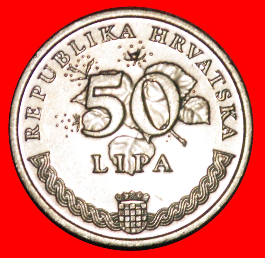  * FLOWER (1993-2019): CROATIA ★ 50 LIPA 2009. MINT LUSTRE!LOW START ★ NO RESERVE!   