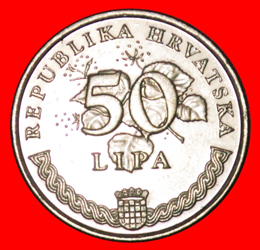  * FLOWER (1993-2019): CROATIA ★ 50 LIPA 2011. MINT LUSTRE!LOW START ★ NO RESERVE!   