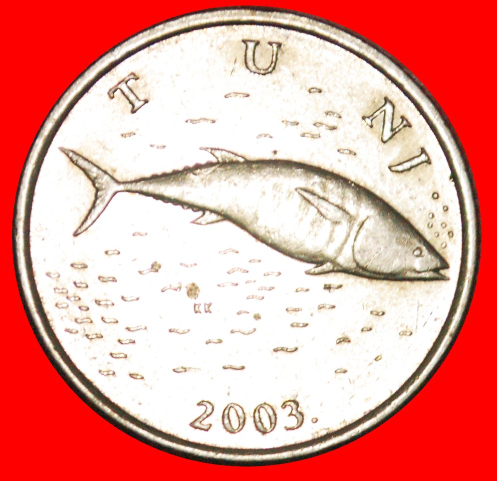 * FISH (1993-2019): CROATIA ★ 2 KUNA 2003.! LOW START ★ NO RESERVE!
