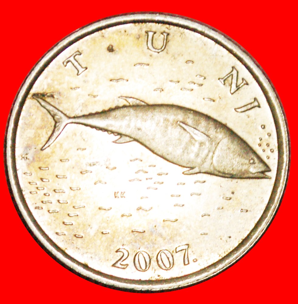 * FISH (1993-2019): CROATIA ★ 2 KUNA 2007.! LOW START ★ NO RESERVE!