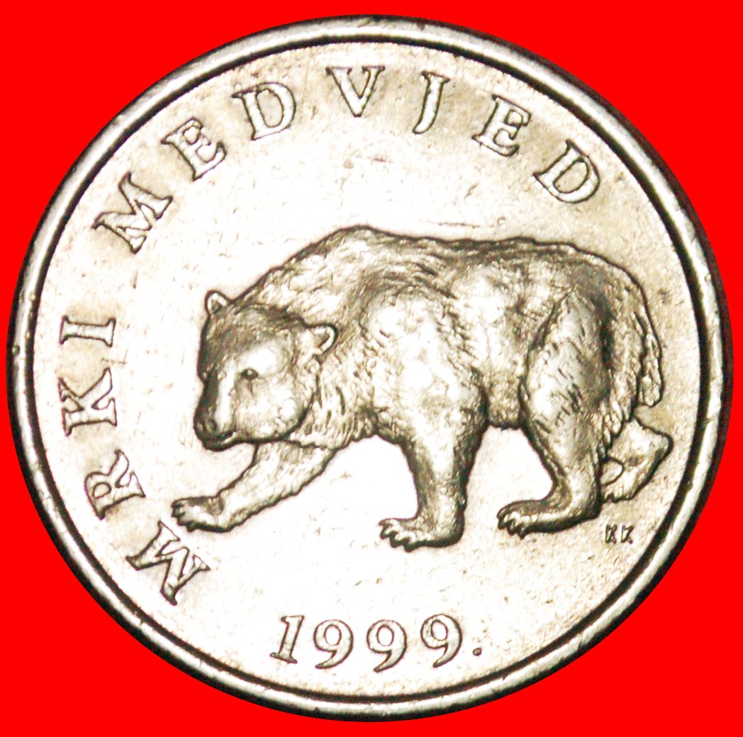 * BEAR (1993-2019): CROATIA ★ 5 KUNA 1999.! LOW START ★ NO RESERVE!