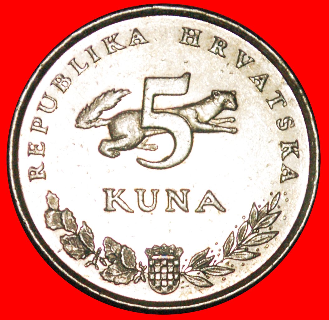  * BEAR (1993-2019): CROATIA ★ 5 KUNA 2009.! LOW START ★ NO RESERVE!   