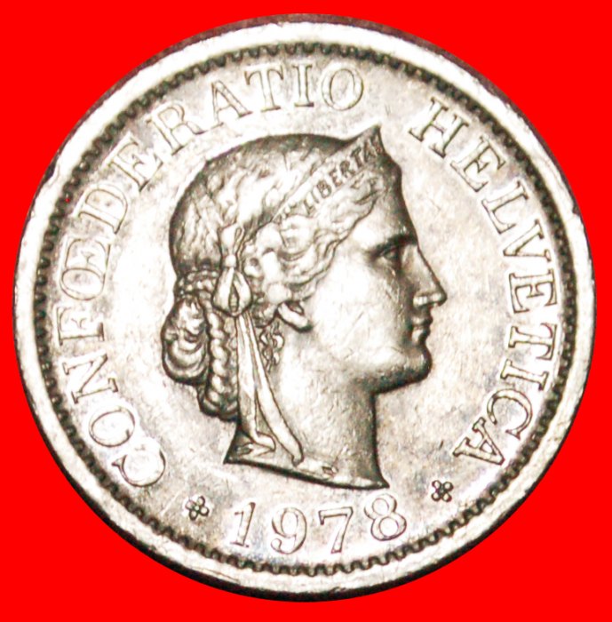 * LIBERTY (1879-2021): SWITZERLAND ★ 10 RAPPEN 1978! LOW START ★ NO RESERVE!