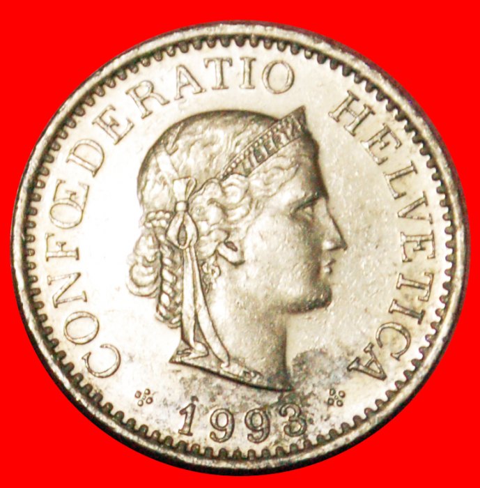  * LIBERTY (1879-2021): SWITZERLAND ★ 10 RAPPEN 1993B! LOW START ★ NO RESERVE!   