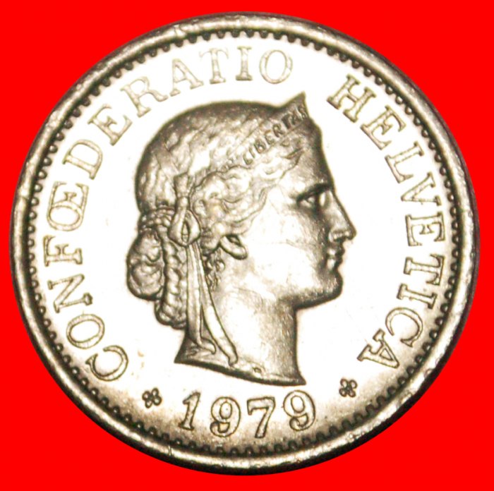 * LIBERTY (1879-2021): SWITZERLAND ★ 10 RAPPEN 1979! LOW START! ★ NO RESERVE!