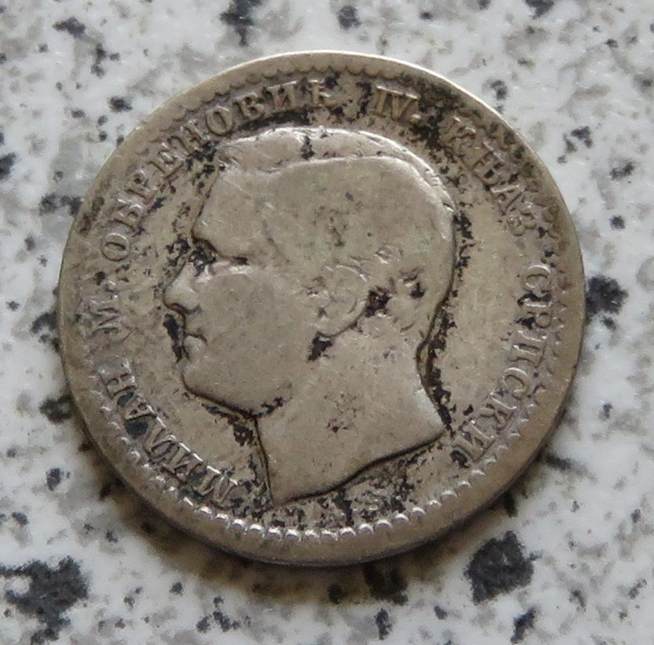  Serbien 50 Para 1875   