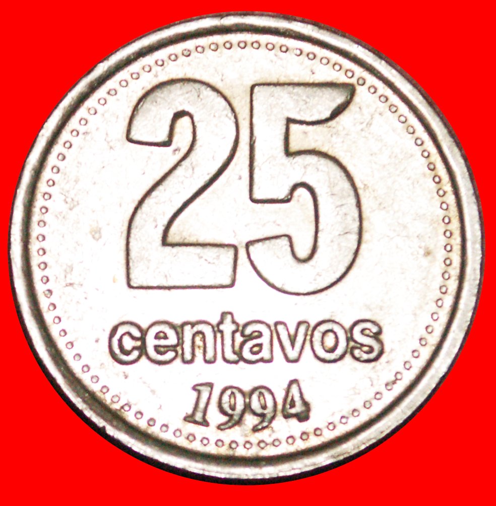  * SOUTH AFRICA: ARGENTINA ★ 25 CENTAVOS 1994 TO BE PUBLISHED! LOW START ★ NO RESERVE!   