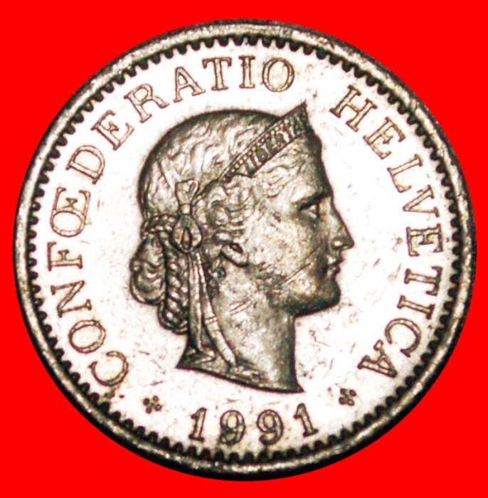 * LIBERTY (1879-2021): SWITZERLAND ★ 10 RAPPEN 1991B! LOW START ★ NO RESERVE!