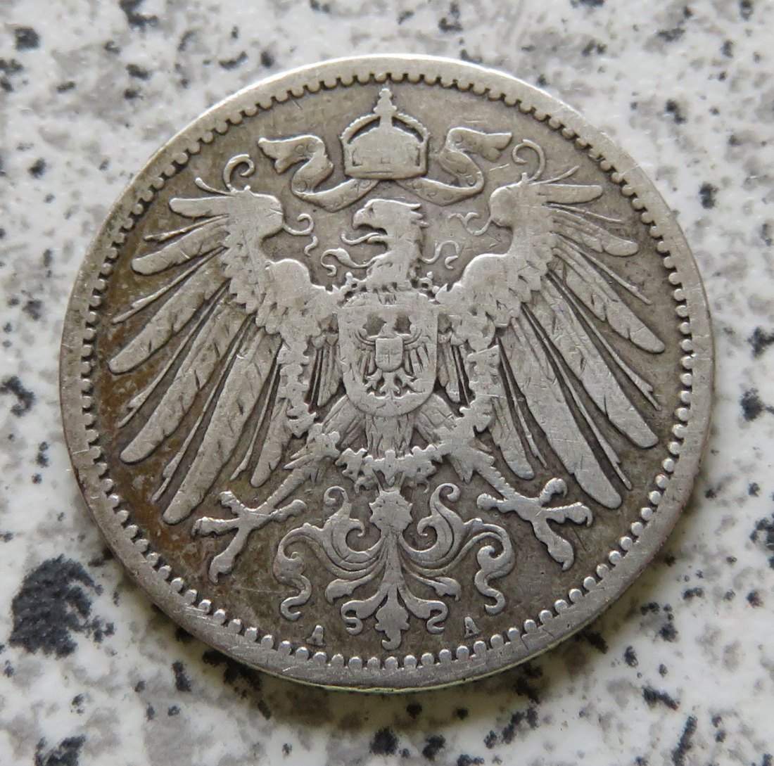  Kaiserreich 1 Mark 1891 A   