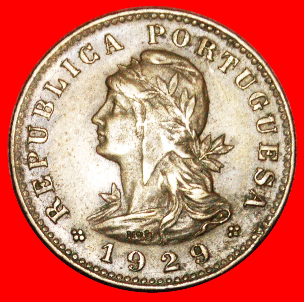  * PORTUGAL: SAO TOME UND PRINCIPE ★ 20 CENTAVOS 1929 UNGEWÖHNLICH! OHNE VORBEHALT!   