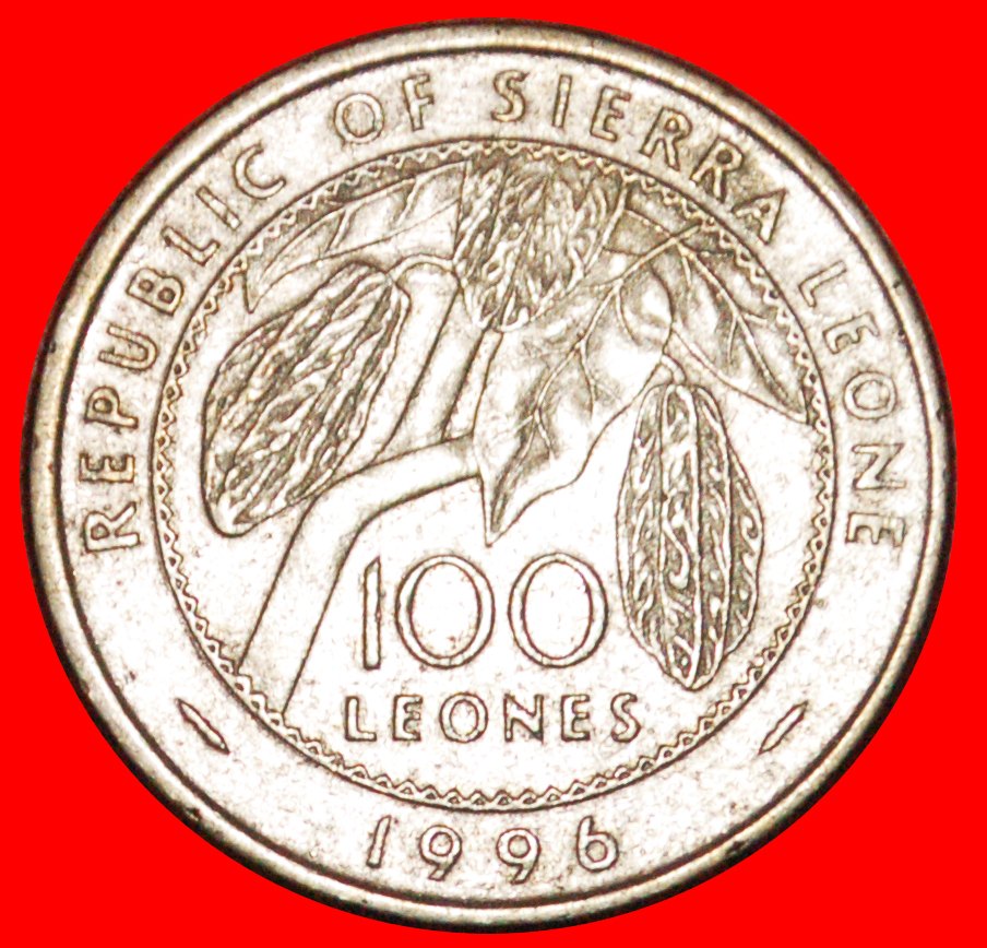  * NAIMBANA II (1775-1793): SIERRA LEONE ★ 100 LEONES 1996! LOW START!★NO RESERVE!   