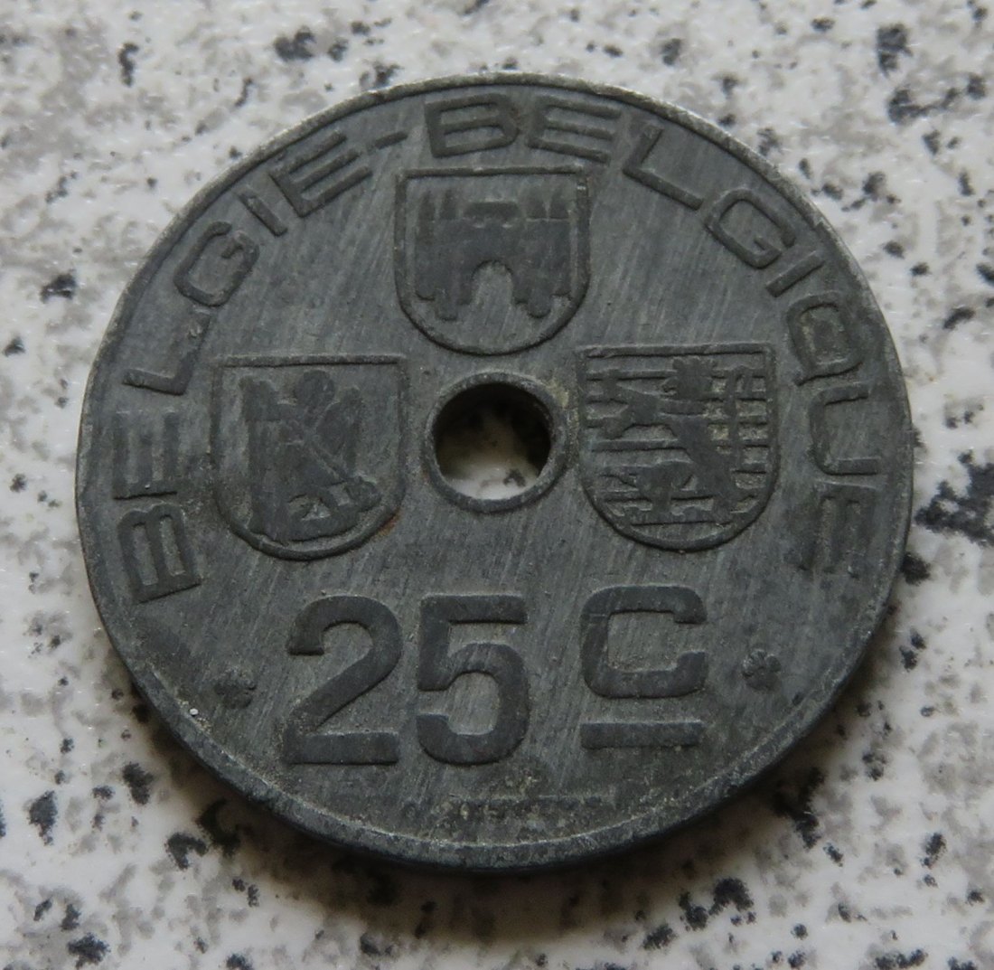  Belgien 25 Centimes 1946, nl   