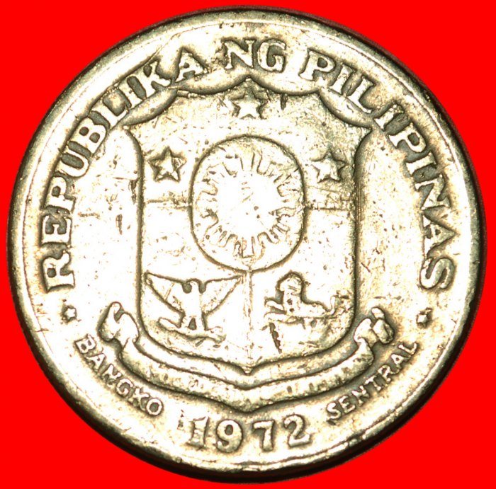  * USA JOSE RIZAL (1861-1896): PHILIPPINEN ★ 1 PISO 1972! GROSSFORMAT! OHNE VORBEHALT!   