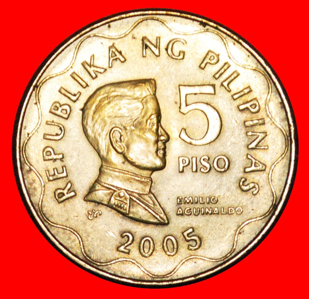  * BANK 1993: PHILIPPINEN ★  5 PISO 2005 uSTG STEMPELGLANZ! STEMPEL I 1995! OHNE VORBEHALT!   