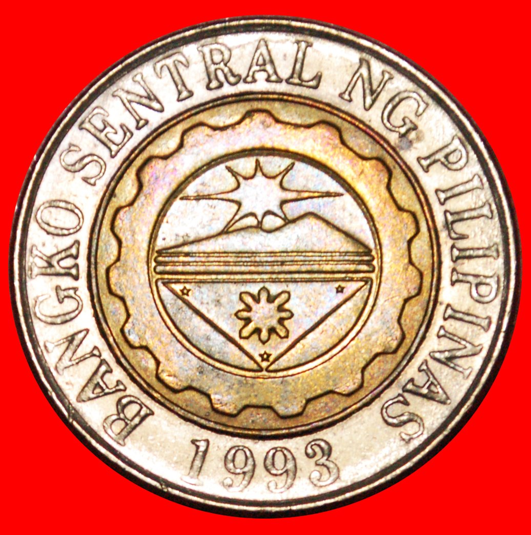  * BANK 1993: PHILIPPINEN ★ 10 PISO 2005 STEMPEL I 2000! OHNE VORBEHALT!   