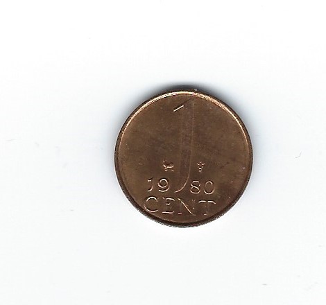  Niederlande 1 Cent 1980   