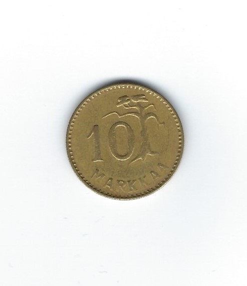  Finnland 10 Markkaa 1953   