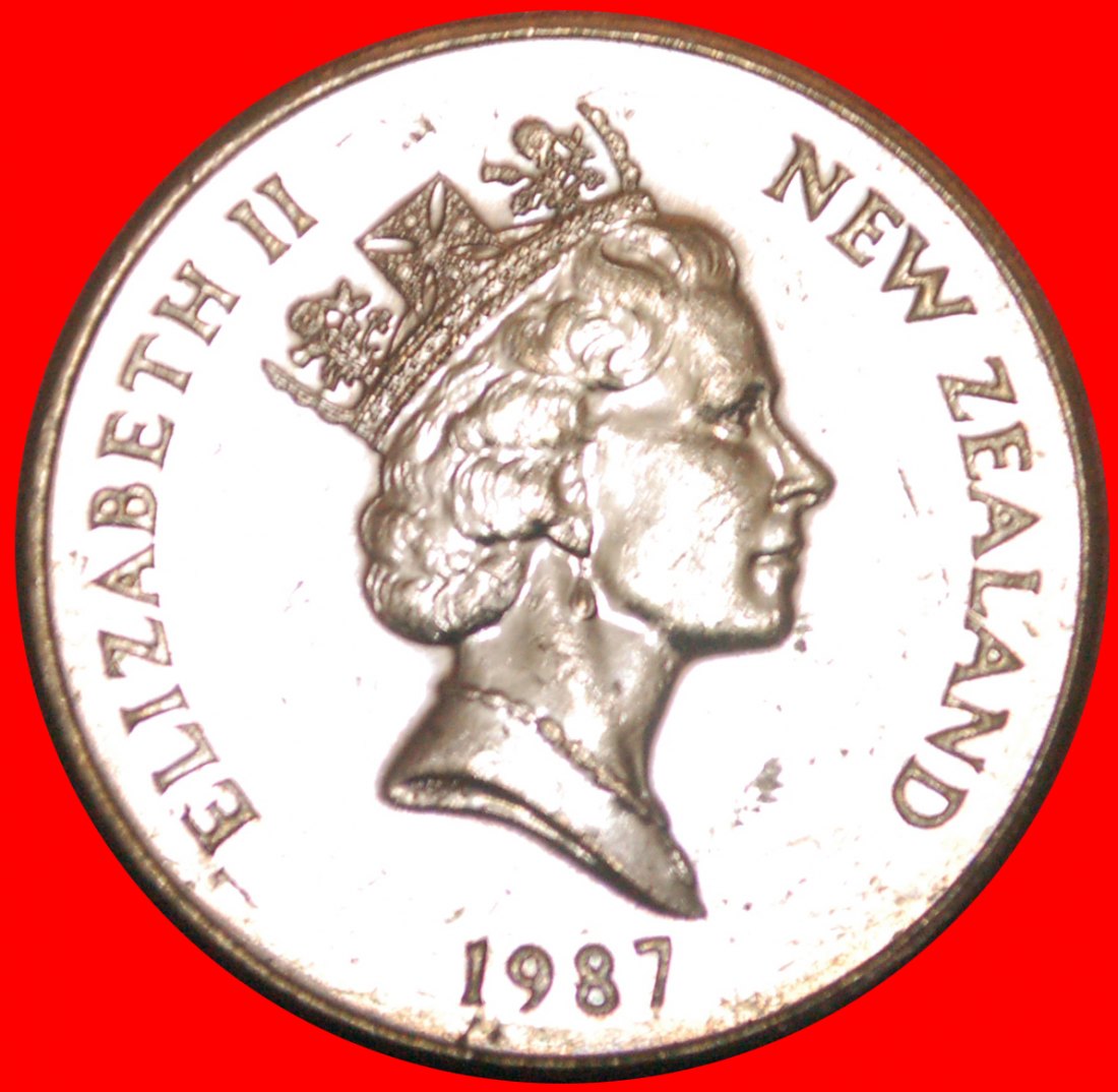  * CANADA: NEW ZEALAND ★ 20 CENTS 1987 KIWI BIRD! MINT LUSTRE! LOW START ★ NO RESERVE!   