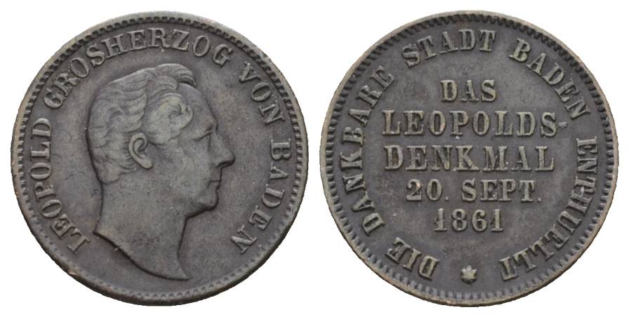  Altdeutschland; Medaille 1861   