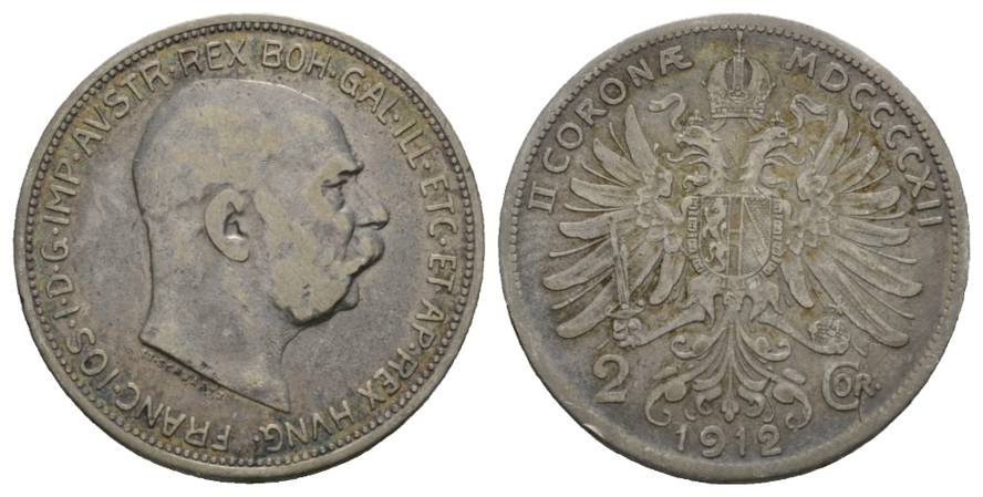  Ausland; Österreich; Kleinmünze 1912   