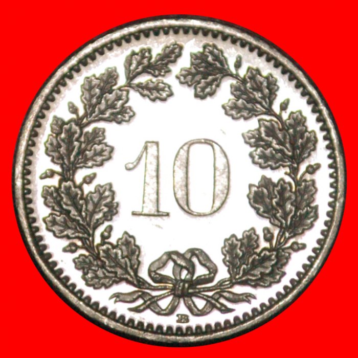  * LIBERTY (1879-2021): SWITZERLAND ★ 10 RAPPEN 2009B MINT LUSTRE! LOW START★NO RESERVE!   