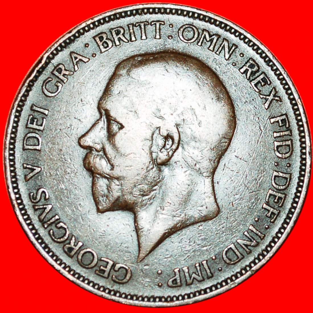  * MISTRESS OF SEAS: UNITED KINGDOM ★ PENNY 1931! GEORGE V (1911-1936) LOW START! ★ NO RESERVE!   