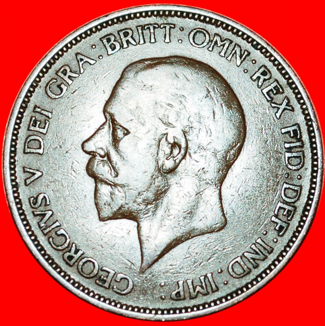  * HERRIN DER SEEN: GROSSBRITANNIEN ★ PENNY 1936! GEORG V. (1911-1936) OHNE VORBEHALT!   