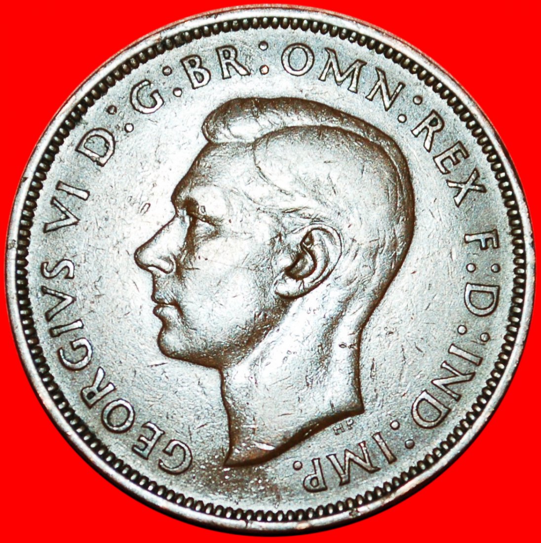  * MISTRESS OF SEAS: UNITED KINGDOM ★ PENNY 1947! GEORGE VI (1937-1952)LOW START! ★ NO RESERVE!   