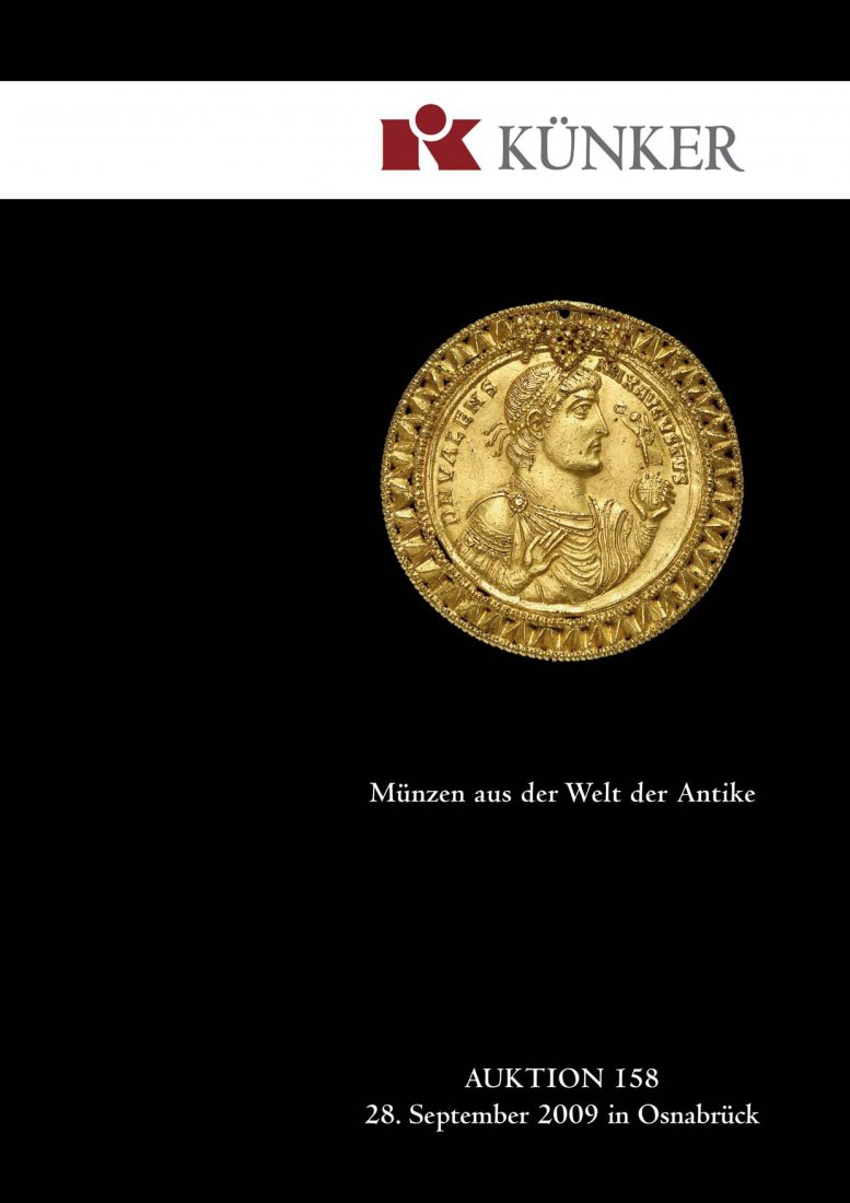  Künker (Osnabrück) 158 (2009) Münzen aus der Welt der Antike   